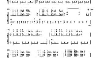 梦中的婚礼钢琴简谱 梦中的婚礼钢琴简谱